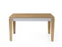 Hanah Home Mesa de Comedor Extensible Roble y Blanco
